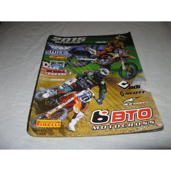 2015 Team BTO Sports Motocross MX Edition Product Catalog Andrew Short & Brayton - Picture 1 of 4